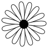 Datei:Flower petals many bw.png